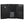 Black leather wallet with multiple card slots and a zipper pocket on a white background