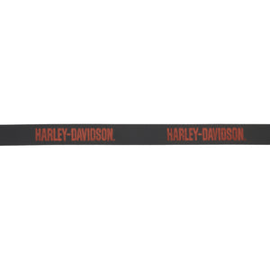 Harley-Davidson Men's Embossed H-D Scripted Genuine Leather Belt, Black BMM077/08