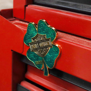 Harley-Davidson Here's Lucky! 3" Heavy-Duty Magnet, Green 8008840