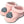 Harley-Davidson Baby Girls' Infant Bootie Socks, Dusty Pink