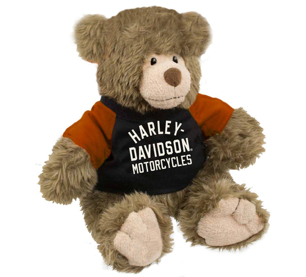 Harley-Davidson Toddler 'Big Ed' Huggy Bear Plush Stuffed Animal, Brown 9959520