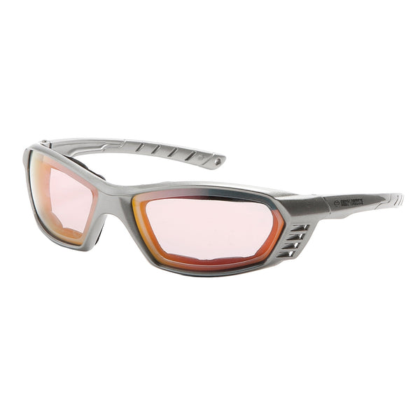 Harley-Davidson Men's Highway Foam Riding Sunglasses, Smoke Light-Adjusting Lens