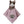 A pink plush baby lovey blanket featuring a leopard-faced stuffed animal on the corner and a Harley-Davidson Cycles logo printed on the front, shown against a plain white background.