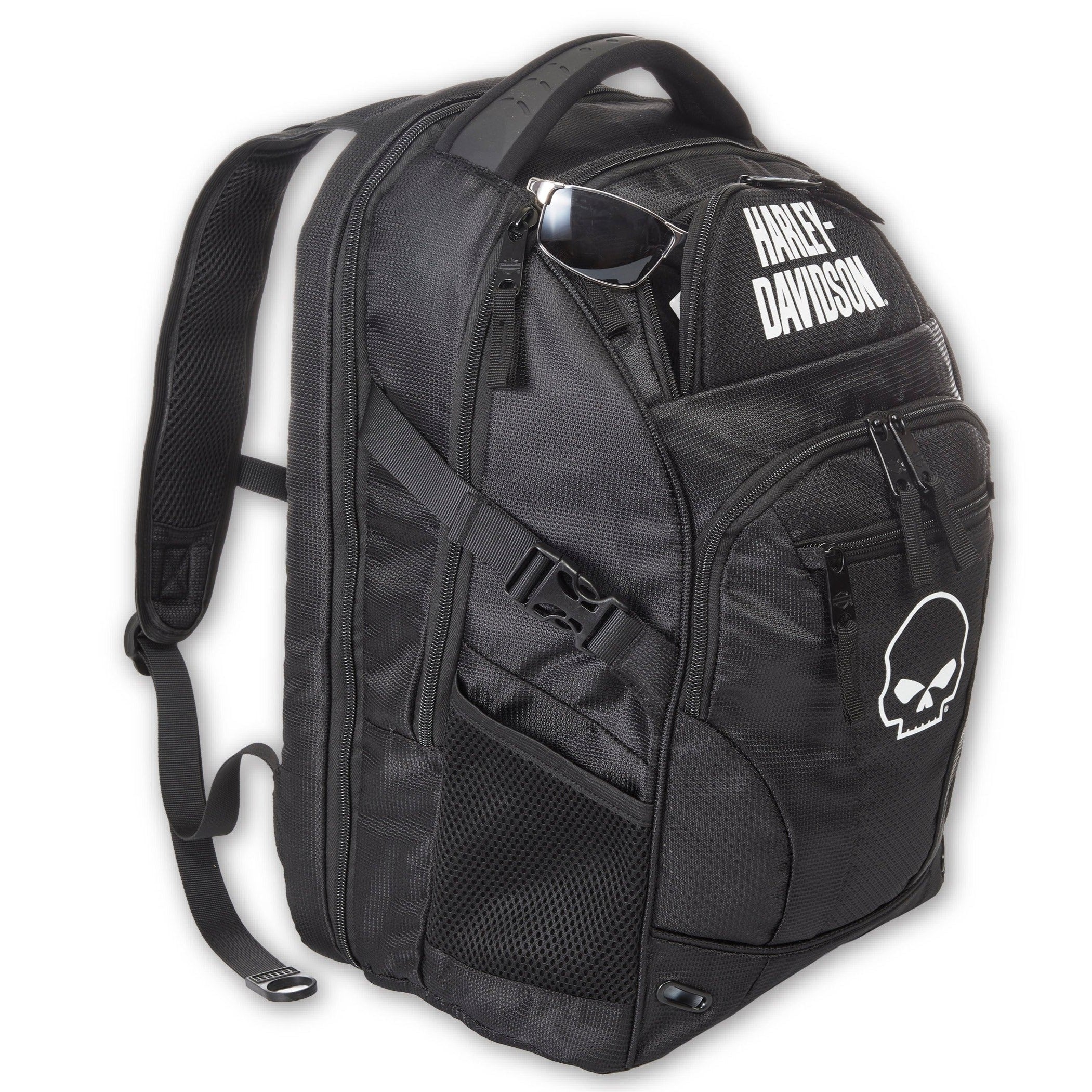 Harley-Davidson Willie Skull Renegade II Backpack W/ USB Port