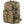 Camouflage backpack with visible brand logo on a white background