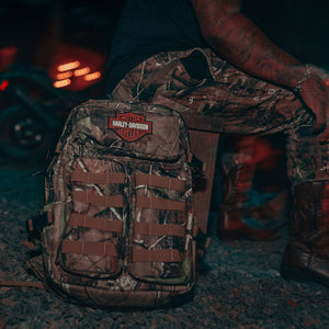 Harley-Davidson x RealTree® Bar & Shield High-Density 18" x 12" Backpack, Camo 94910RT
