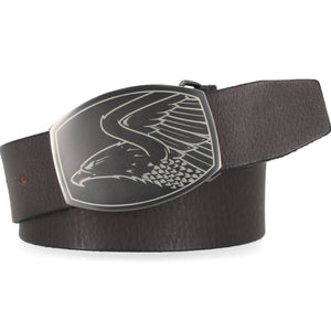 Harley-Davidson 120th Anniversary Men's 120th Exploded Eagle Plaque Snap On Buckle/Belt