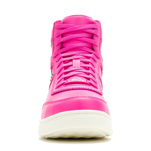 Harley-Davidson Women's Grady Studded  5.25" Waterproof Sneaker, Pink D84813