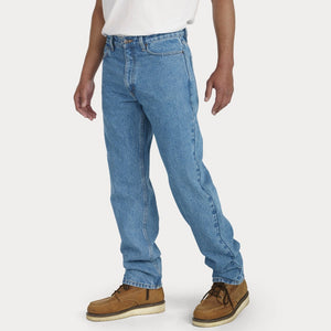 Harley-Davidson Men's Relaxed Fit Jeans, Medium Indigo Stone Wash Pants 99048-23VM