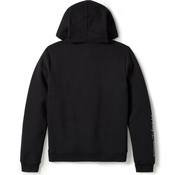 Harley-Davidson Women's Essential B&S Bling Logo Pullover Fleece Long Sleeve Hoodie, Black 99119-25VW