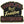 A Harley-Davidson themed sign or emblem with a black background, gold border, and red-and-gold lettering that reads 'HARLEY Built FOR Freedom DAVIDSON EST. 1903' on a plain white background.