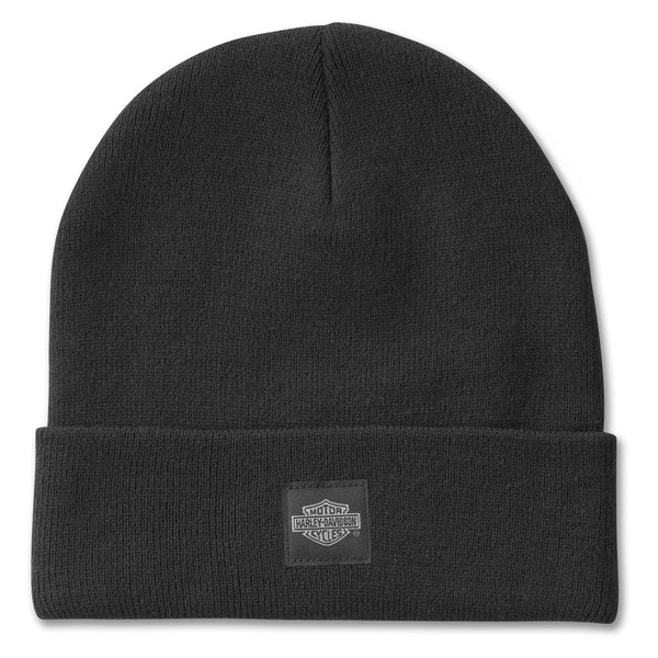 Harley-Davidson Men's Forever Harley Beanie Winter Hat, Black 99407-25VX