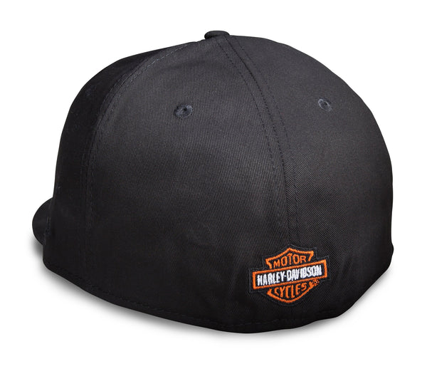 Harley-Davidson Bar & Shield Logo 59FIFTY Fitted Cap, Black Hat 99515-12VM
