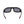 Harley-Davidson Men's Checker Square Sunglasses, Matte Black Plastic Frames