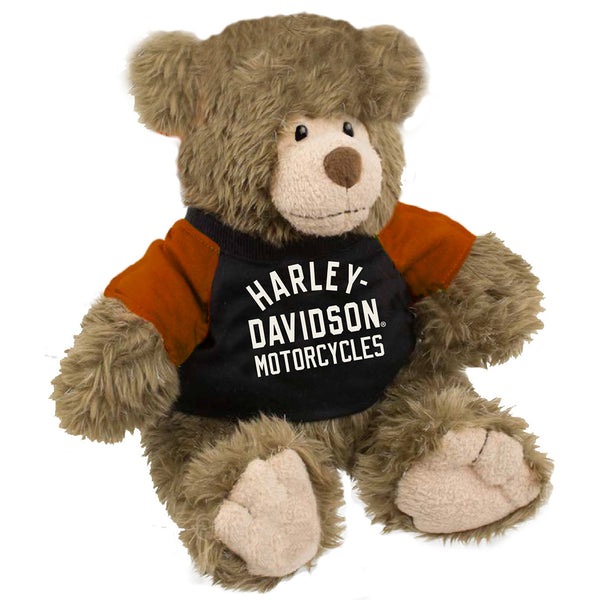 Harley-Davidson Toddler 'Big Ed' Huggy Bear Plush Stuffed Animal, Brown 9959520