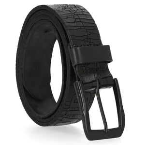 Harley-Davidson Men's Cracked Earth Raised H-D Logo Leather Belt,  BMM027