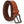 Harley-Davidson Men's H-D Raised Cutout Logo Leather Belt, Dark Brown