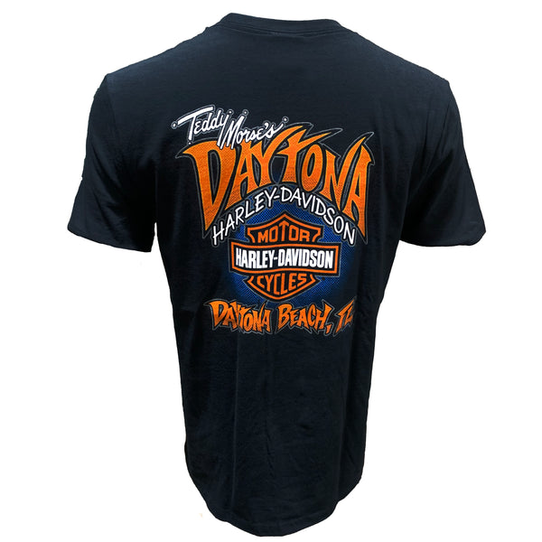 Teddy Morse's Daytona Harley-Davidson Men's Biketoberfest 2024 Fink Turtle Short Sleeve Shirt, Black