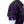 Black shirt with purple grid pattern on a white background