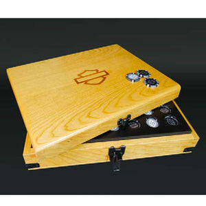 Harley-Davidson Deluxe 3 in 1 Game Set Four Across / Checkers / Playing cards, DW66937