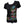 A black short-sleeve crewneck t-shirt featuring a colorful graphic print of hibiscus flowers and the words 'Daytona Harley-Davidson' on the front, displayed on a white background.