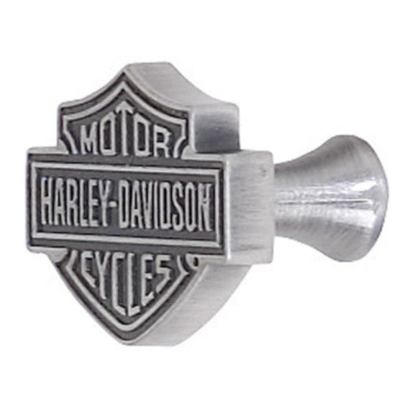 Harley-Davidson Bar & Shield Logo Hand Polished Antique Pewter Finish, Door Knob HDL-10110