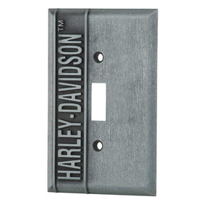 Harley-Davidson Heavy-Duty Single Switch Plate, Hardware Included HDL-10169