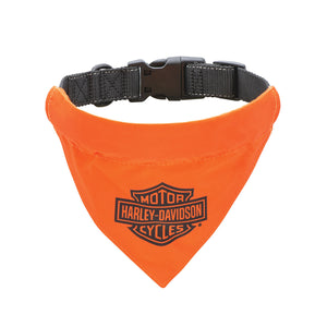 Harley-Davidson Bar & Shield Logo Water Clasp Closure Water-Resistant Polyester Pet Bandana