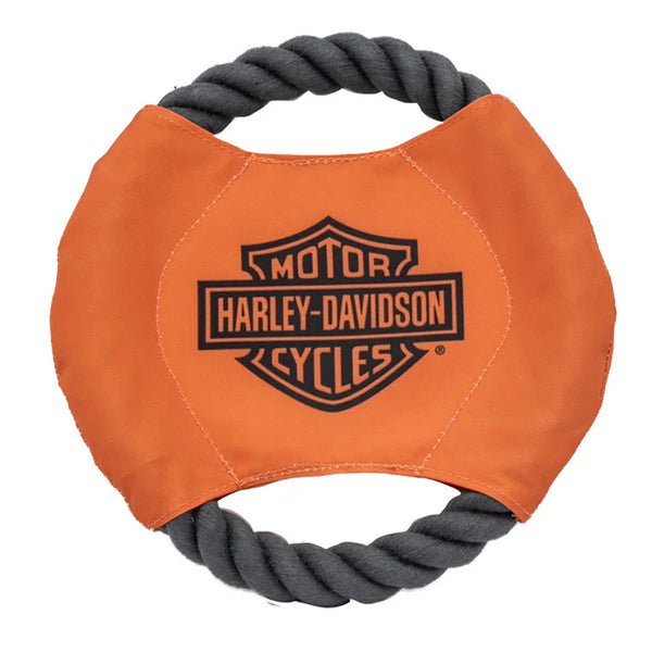 Harley-Davidson Bar & Shield Rope Disk Toy, Small, HDX-90226