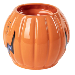 Harley-Davidson Skull O'Lantern Custom Sculpted Ceramic Candy Dish Black/Orange HDX-98556