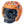 Harley-Davidson Skull O'Lantern Custom Sculpted Ceramic Candy Dish Black/Orange HDX-98556