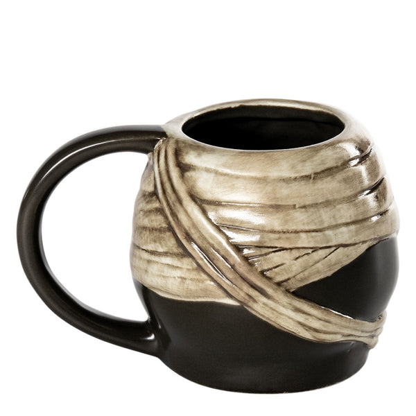 Harley-Davidson Halloween 2025 Open B&S Mummified Skull Mug, Black HDX-98687