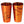 Harley-Davidson Halloween 2025 Scripted H-D W/ Bats Pint Glass Set, Orange HDX-98755