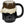 Harley-Davidson Christmas Sculpted Biker Santa Face 32 oz. Ceramic Coffee Mug, HDX-98776