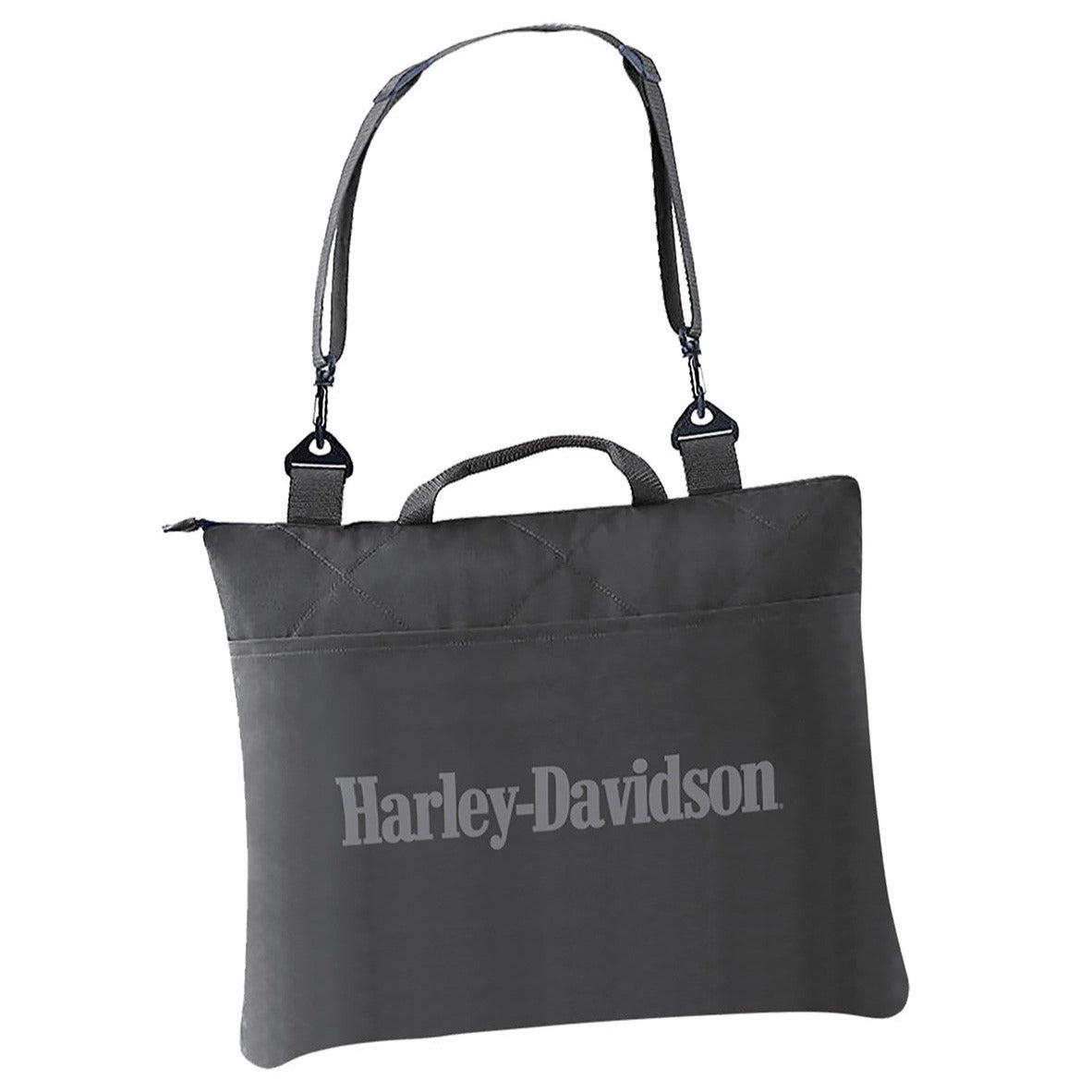 harley davidson schlafsack Harley-Davidson Soft Folding Blanket w/ Carry Bag 67 x 55 Inches