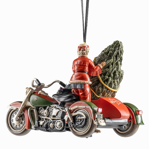 Harley-Davidson 2025 Dated Mrs. Claus Sculpted Hand Painted Polyresin Christmas Ornament, HDX-99360