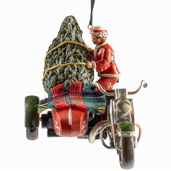 Harley-Davidson 2025 Dated Mrs. Claus Sculpted Hand Painted Polyresin Christmas Ornament, HDX-99360