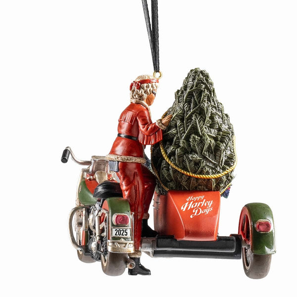 Harley-Davidson 2025 Dated Mrs. Claus Sculpted Hand Painted Polyresin Christmas Ornament, HDX-99360