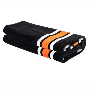 Harley-Davidson Open B&S Logo Ultra-Soft 36"x68" Oversized Beach Towel, Orange/Black HDX-99373