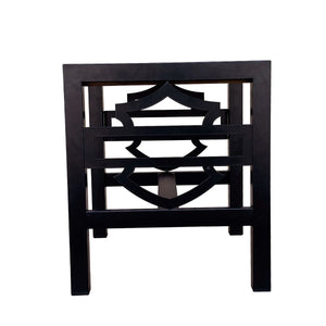 Harley-Davidson Open Bar & Shield UV Coated Pine Wood Outdoor Table, HDX-99379