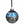 Harley-Davidson Christmas Dated 2026 Biker Santa Scene Glass Hanging Ball Ornament, Matte Black HDX-99409