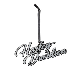 Harley-Davidson Custom Tooled Scripted logo W/ Dated 2026 Metal Charm, HDX-99411