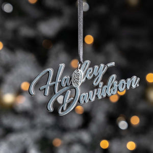 Harley-Davidson Custom Tooled Scripted logo W/ Dated 2026 Metal Charm, HDX-99411