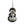 Harley-Davidson Christmas Helmet Penguin Polyresin Hanging Ornament, Black/White HDX-99415