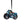 Harley-Davidson Christmas 1930s' Hillclimber Motorcycle Blown Glass Hanging Ornament, Blue HDX-99416