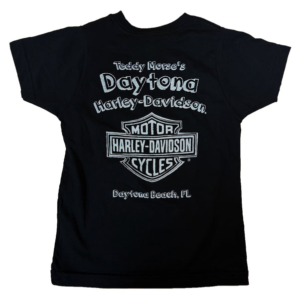 Harley-Davidson Kids' Youth Police Badge Short Sleeve Shirt, Black