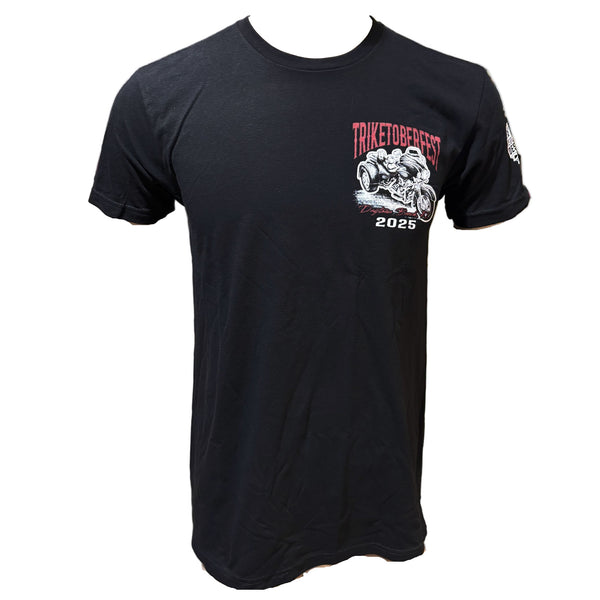 Teddy Morse's Daytona Harley-Davidson Men's Triketoberfest 2025 Short Sleeve Shirt, Black