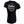 Black t-shirt with 'Daytona Harley-Davidson' text and floral designs on a white background