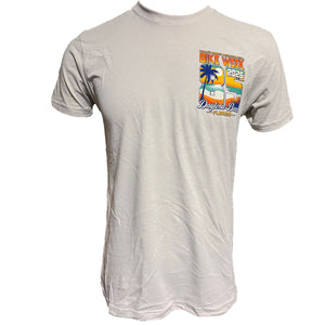Official Daytona Bike Week 2026 Men's Official Logo Short Sleeve Shirt, Sand Brown