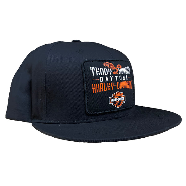 Teddy Morse's Daytona Harley-Davidson Eagle Logo Adjustable Flat Bill Hat, Black 5029534403